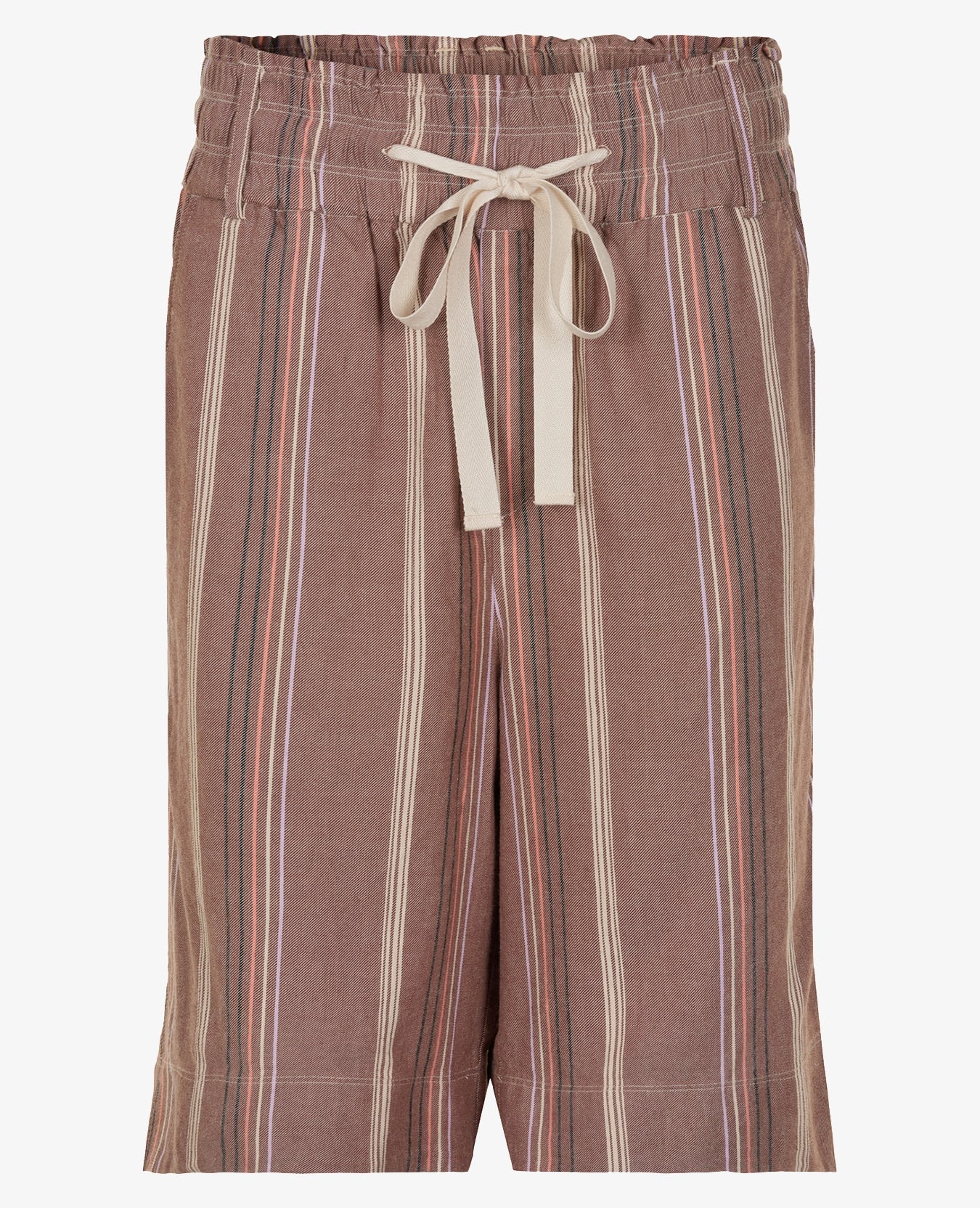 STRIPED LINEN BLEND