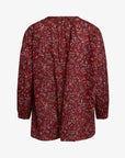 ANTIQUE BLOOM ORGANIC VOILE BLOUSE