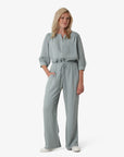LIGHT VISCOSE STRUCTURE TROUSERS