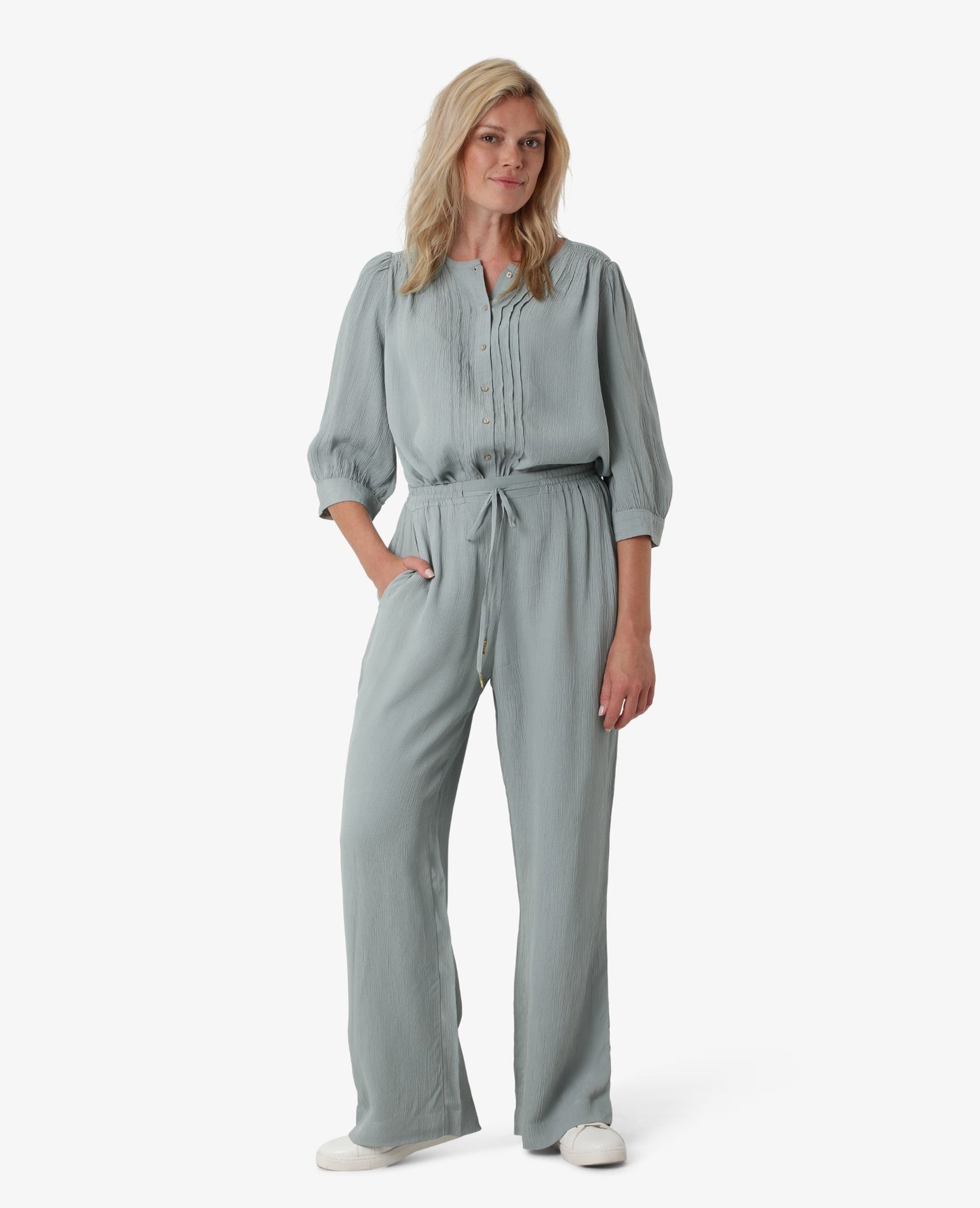 LIGHT VISCOSE STRUCTURE BLOUSE
