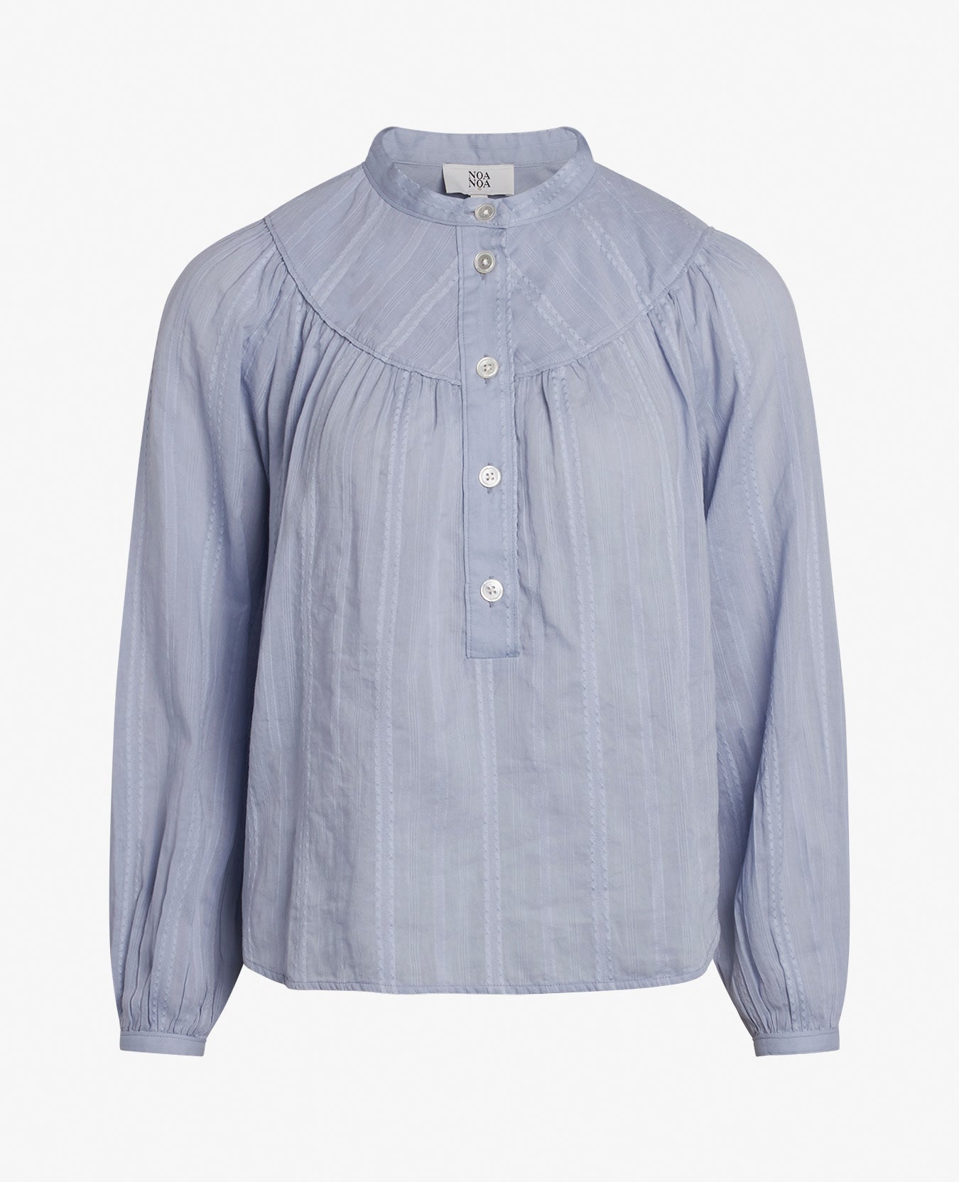 ORGANIC COTTON DOBBY BLOUSE