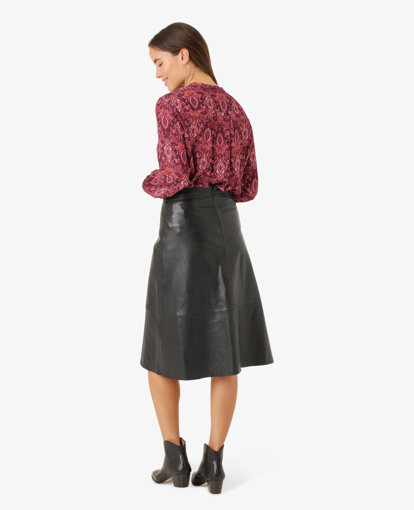 BINANN MØNSTRET BLUSE