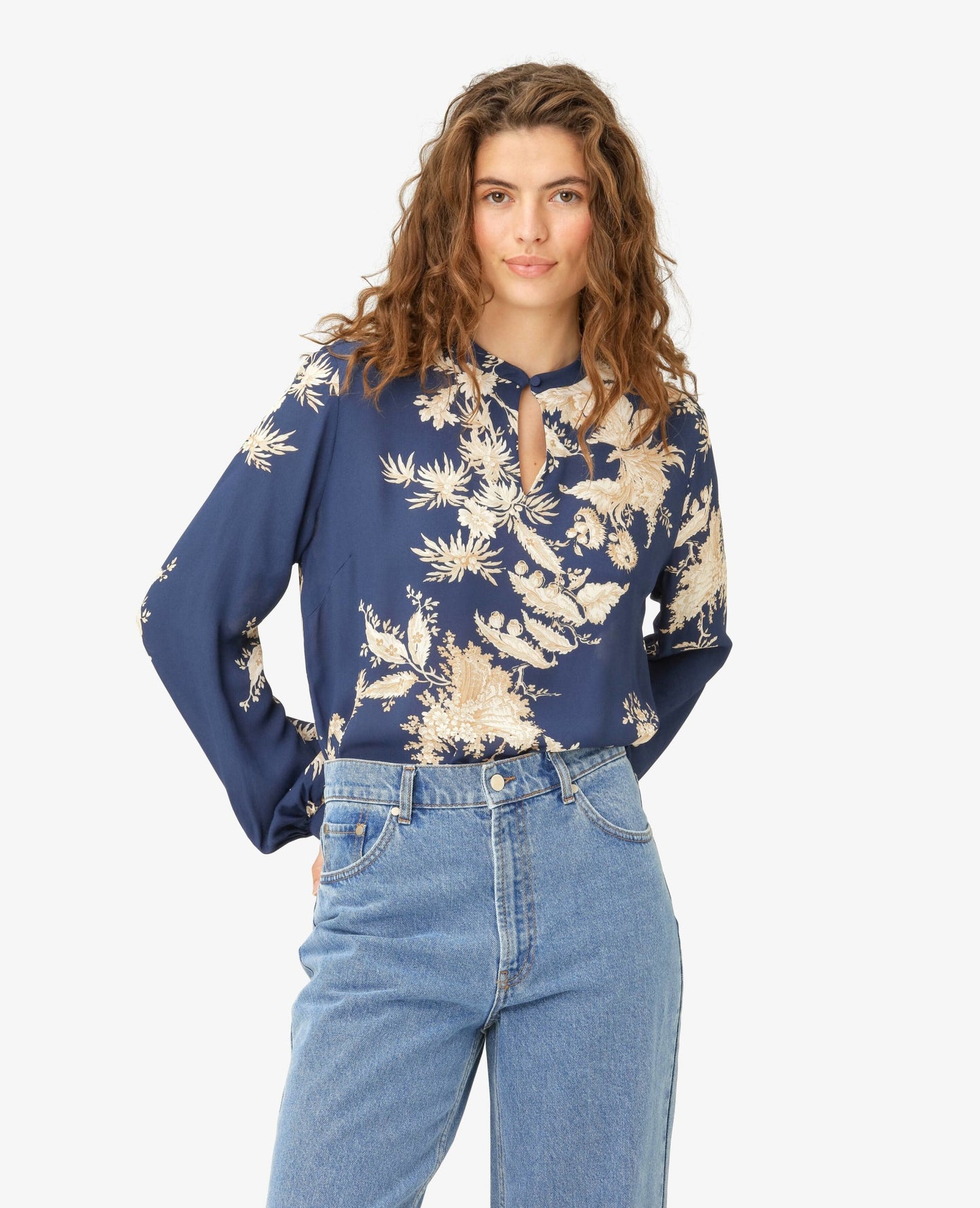PHILIPPANN MØNSTRET BLUSE