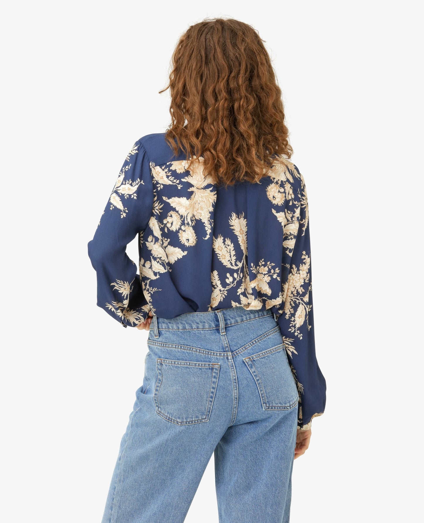 PHILIPPANN MØNSTRET BLUSE