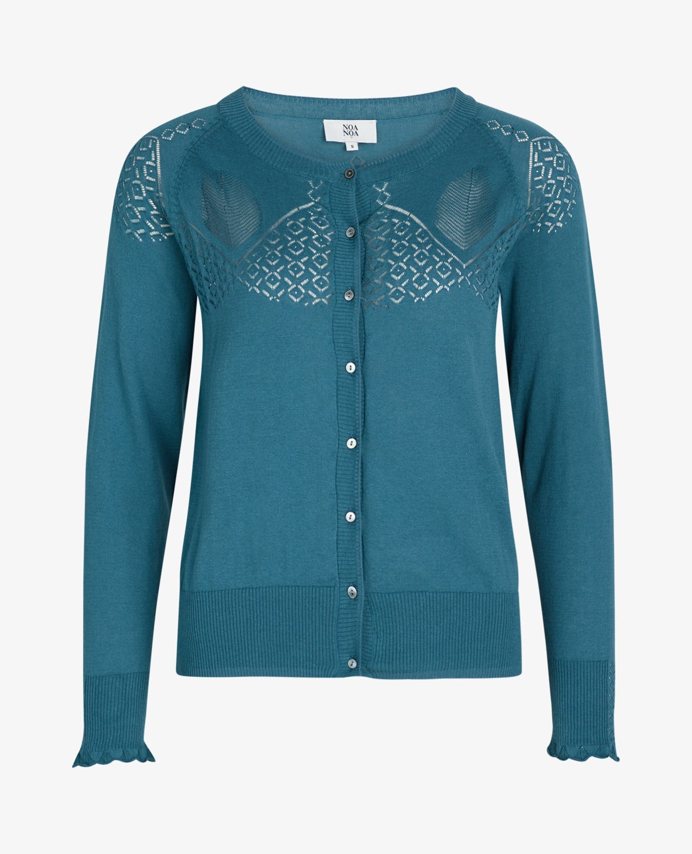 LOUISANN CARDIGAN MED HULMØNSTER