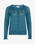 LOUISANN CARDIGAN MED HULMØNSTER