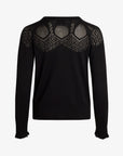 LOUISANN CARDIGAN MED HULMØNSTER
