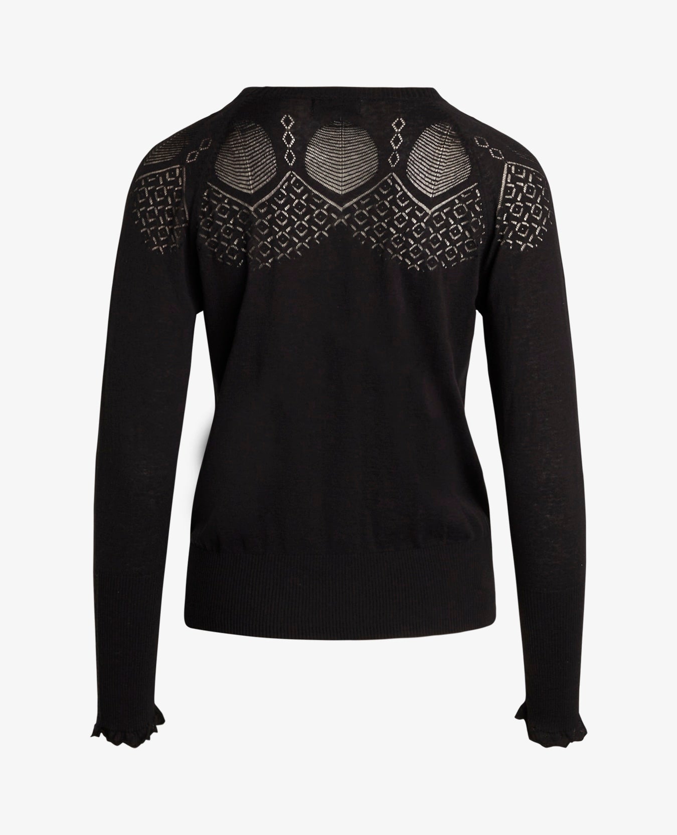 LOUISANN PULLOVER MED HULMØNSTER