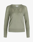 LOUISANN PULLOVER MED HULMØNSTER