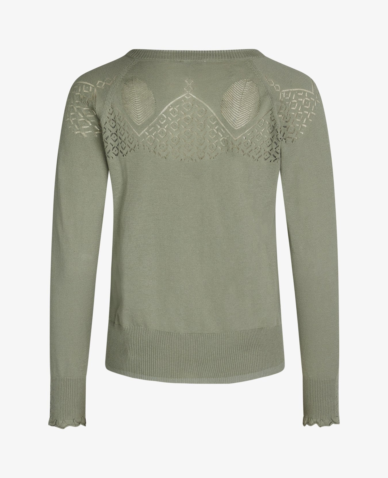 LOUISANN PULLOVER MED HULMØNSTER