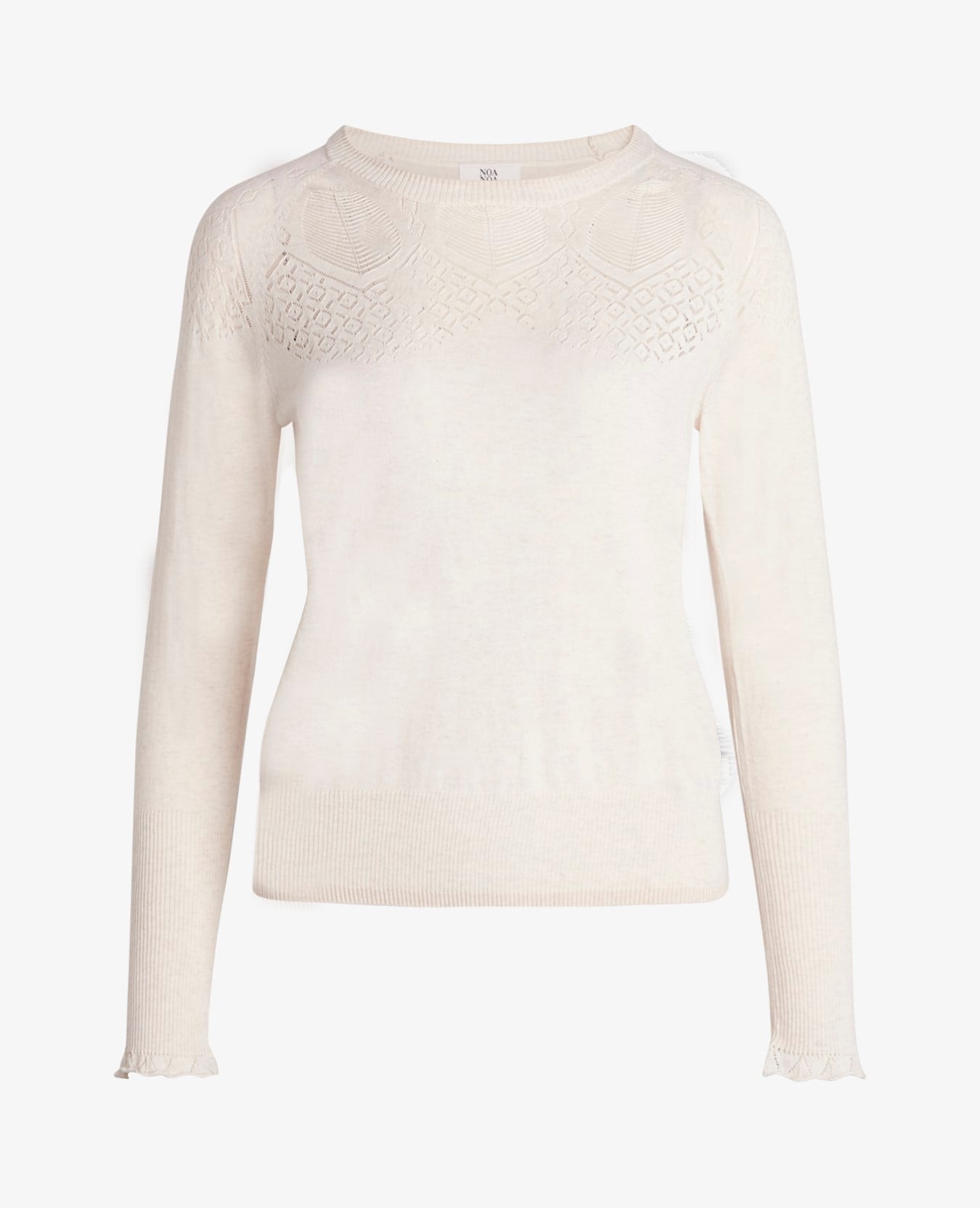 LOUISANN PULLOVER MED HULMØNSTER