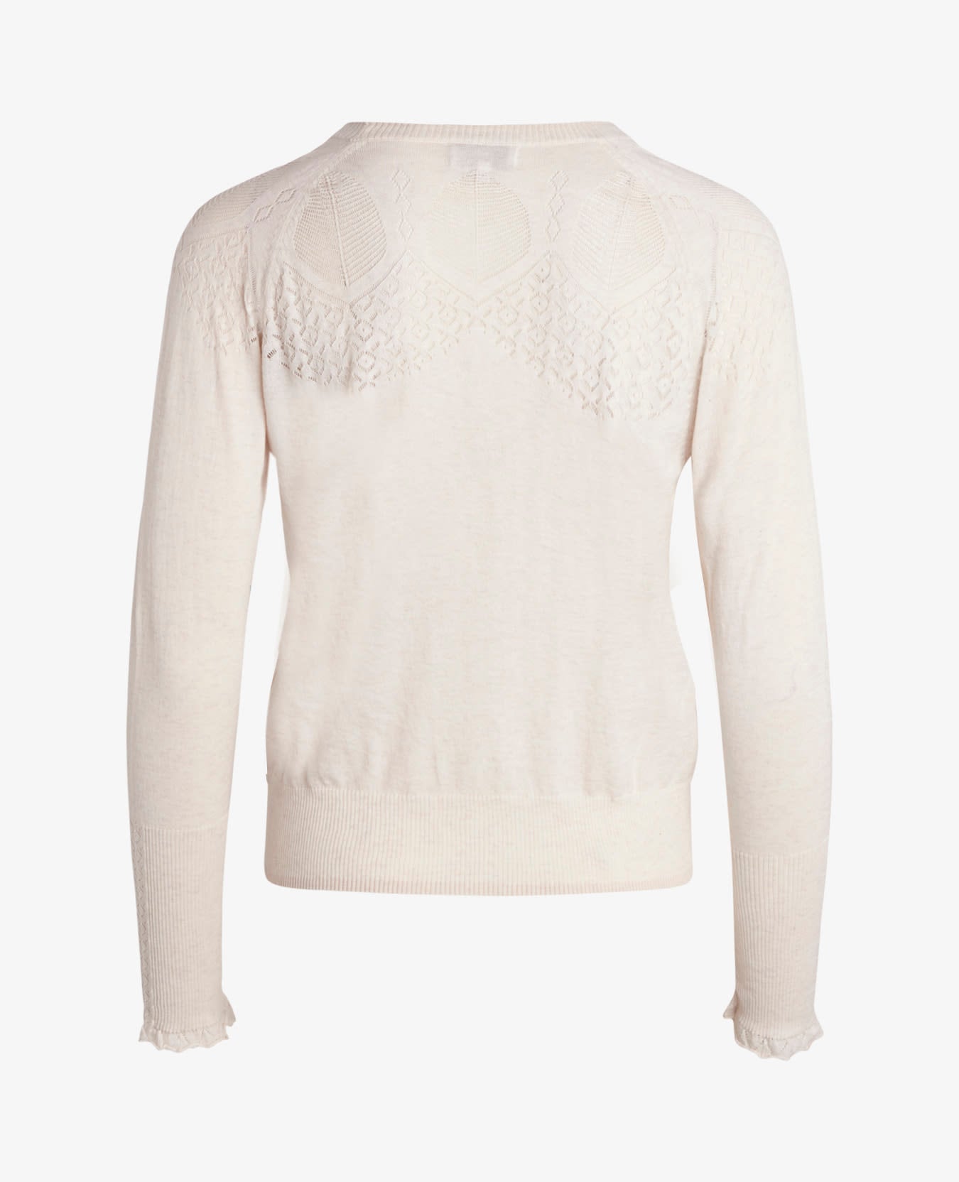 LOUISANN PULLOVER MED HULMØNSTER