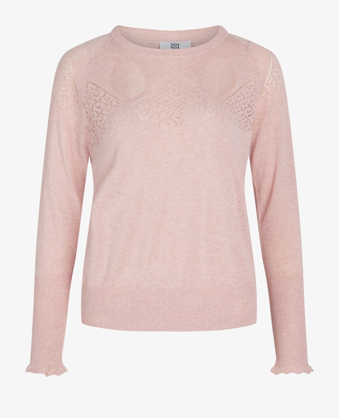 LOUISANN PULLOVER MED HULMØNSTER