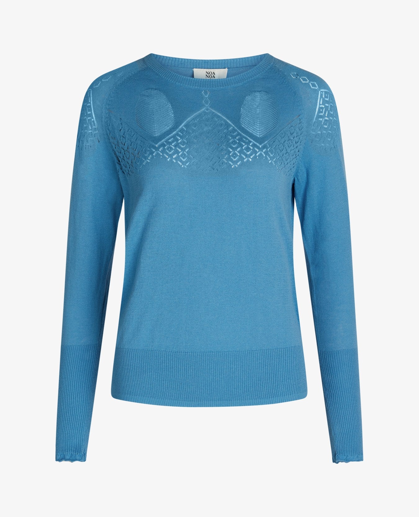 LOUISANN PULLOVER MED HULMØNSTER