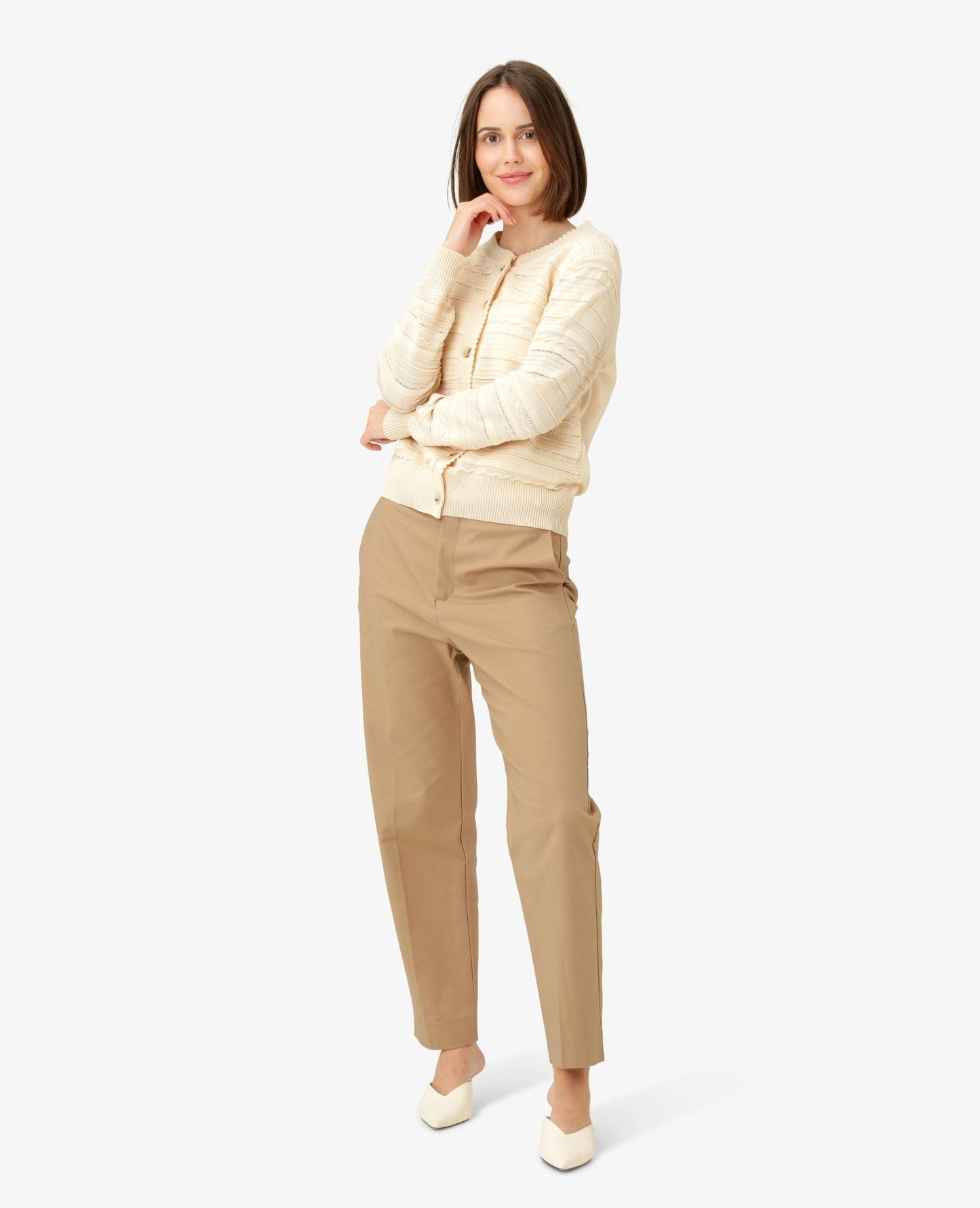 MOLLYNN STRIKKET CARDIGAN