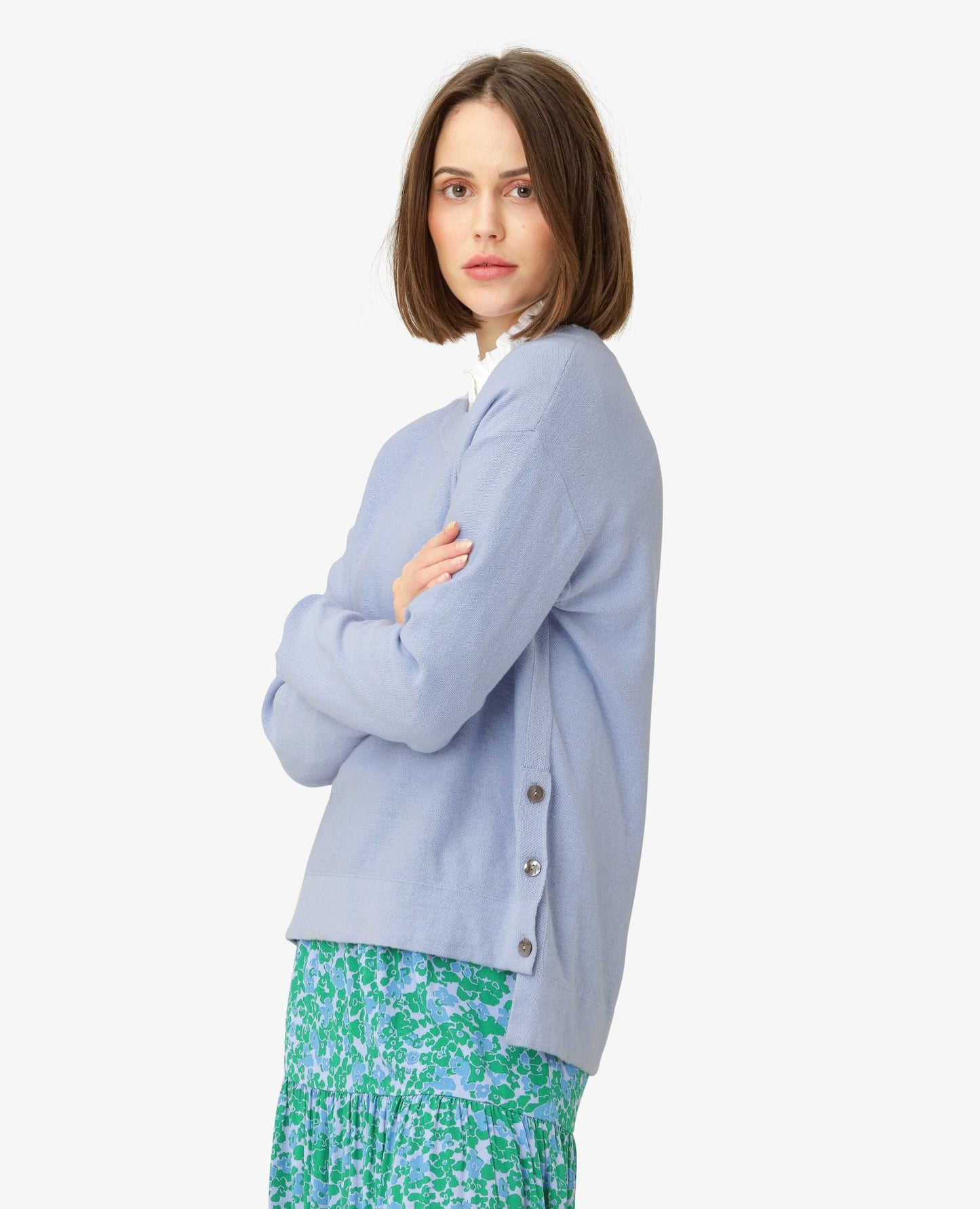 ESTELLENN KASHMIR MIX PULLOVER