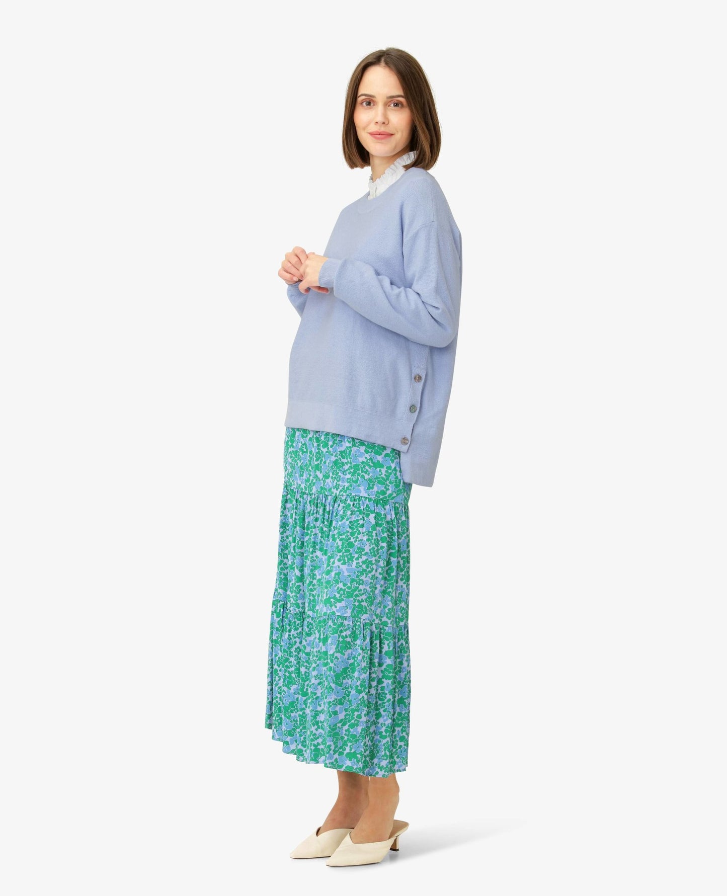 ESTELLENN KASHMIR MIX PULLOVER