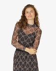 MADDIENN MESH BLUSE