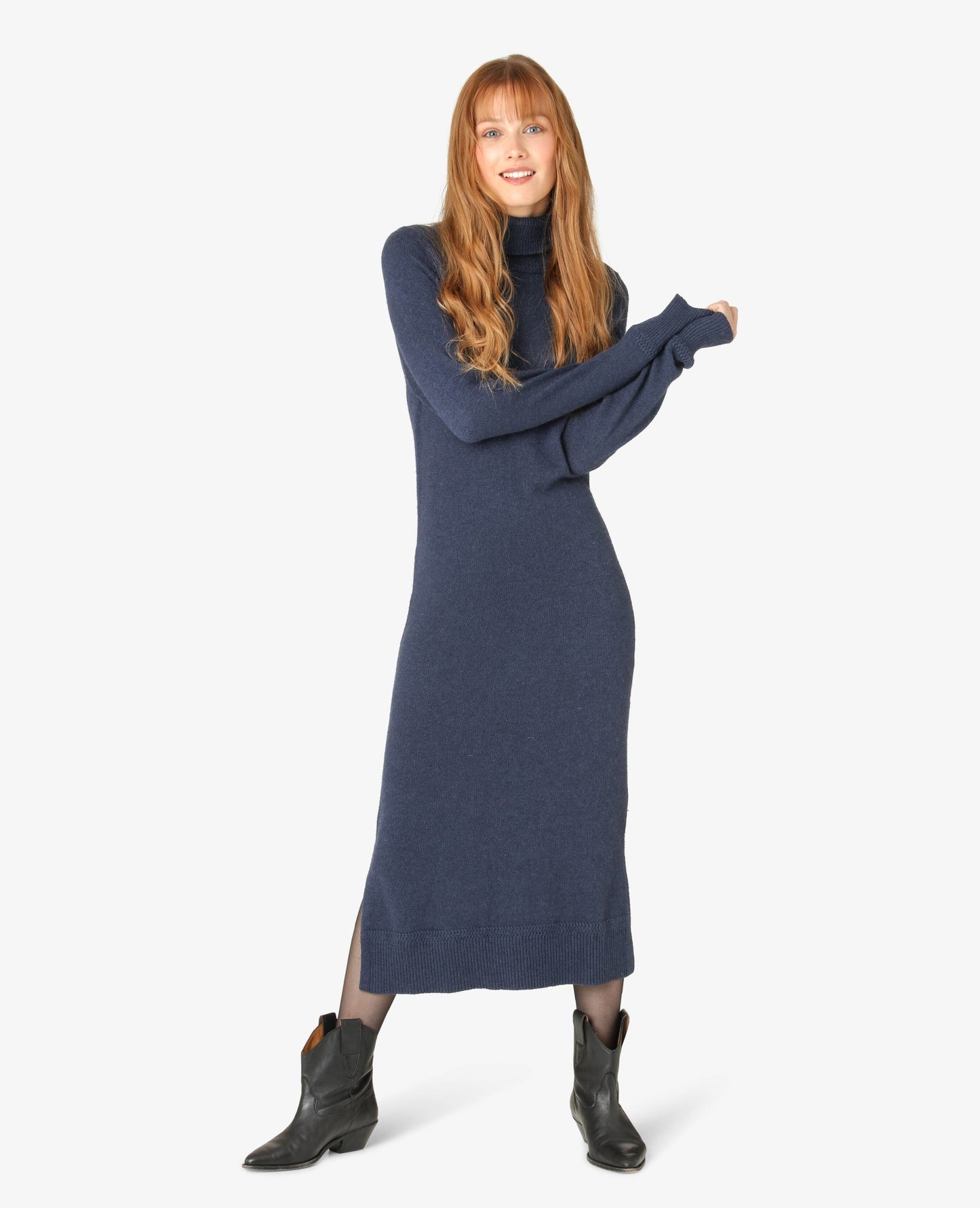 HOLLYNN ULDMIX STRIK KJOLE