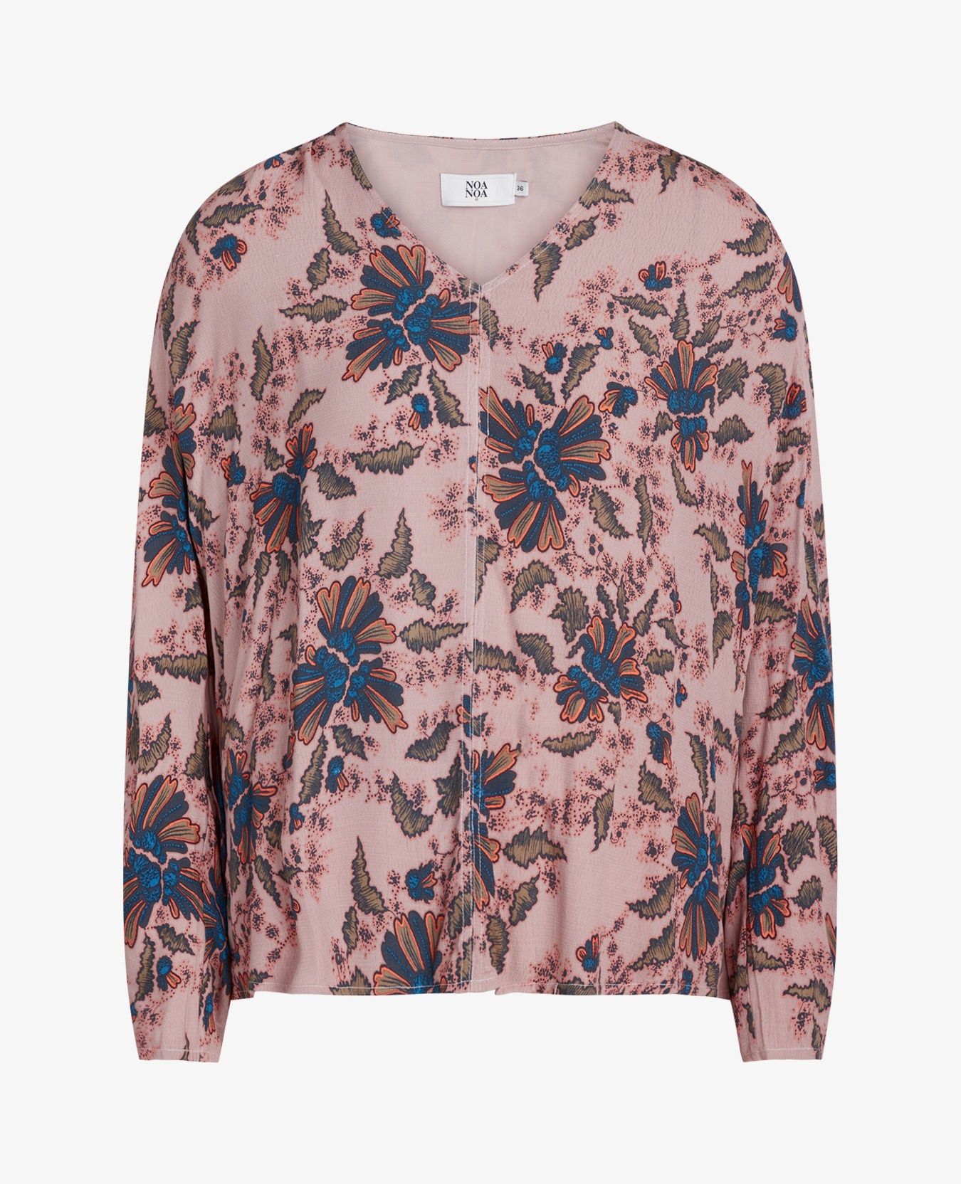 LINNN MØNSTRET BLUSE