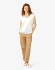 KATIENN BLUSE MED V-HALS