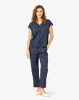 KATIENN BLUSE MED V-HALS