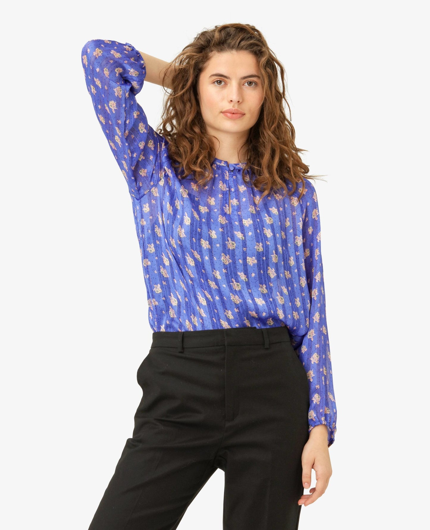 FLORIANN MØNSTRET BLUSE