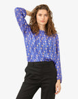 FLORIANN MØNSTRET BLUSE