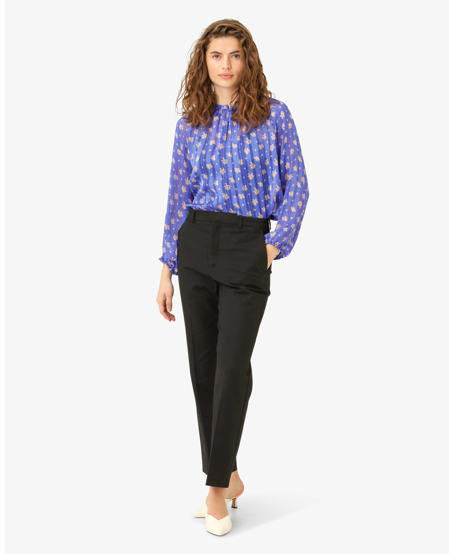 FLORIANN MØNSTRET BLUSE