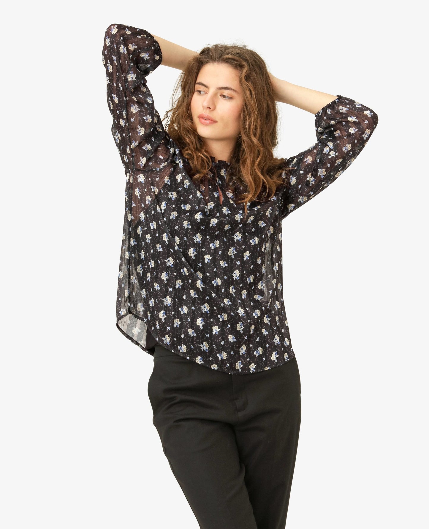 FLORIANN MØNSTRET BLUSE