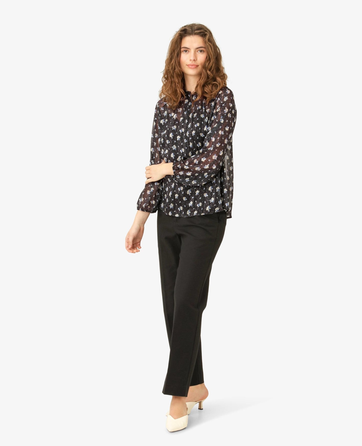 FLORIANN MØNSTRET BLUSE
