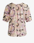 LANANN MØNSTRET BLUSE