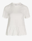 NOLANN PEPLUM T-SHIRT I ØKOLOGISK JERSEY