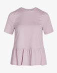 NOLANN PEPLUM T-SHIRT I ØKOLOGISK JERSEY