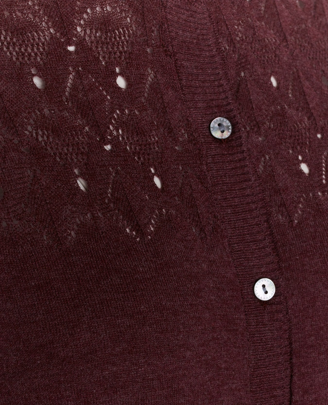 ESSENTIAL COTTON MELANGE CARDIGAN