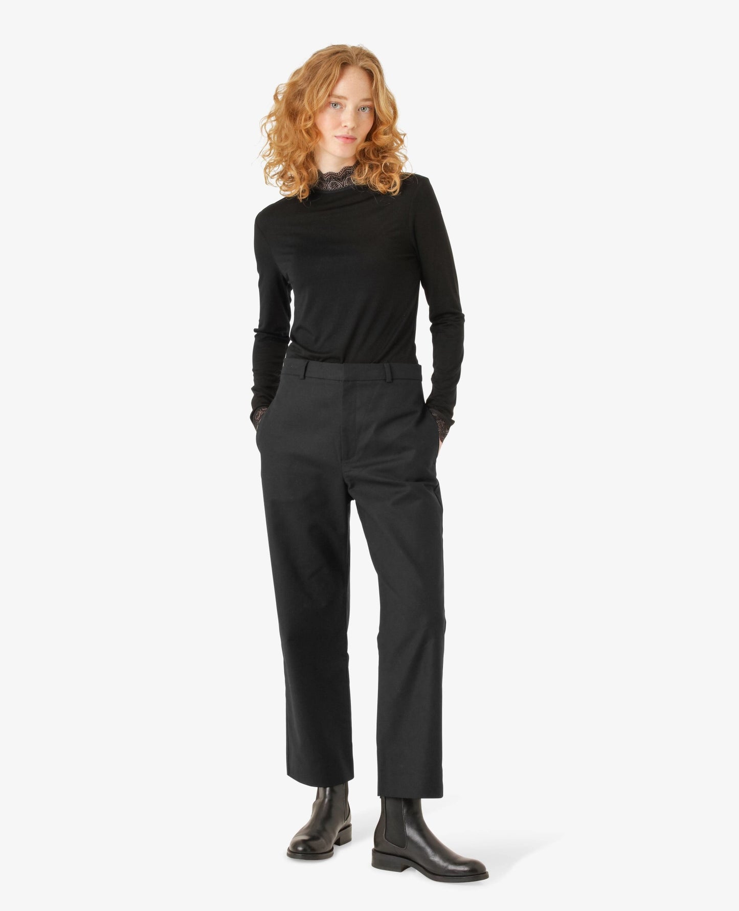 LAURANN JERSEY BLUSE MED BLONDE