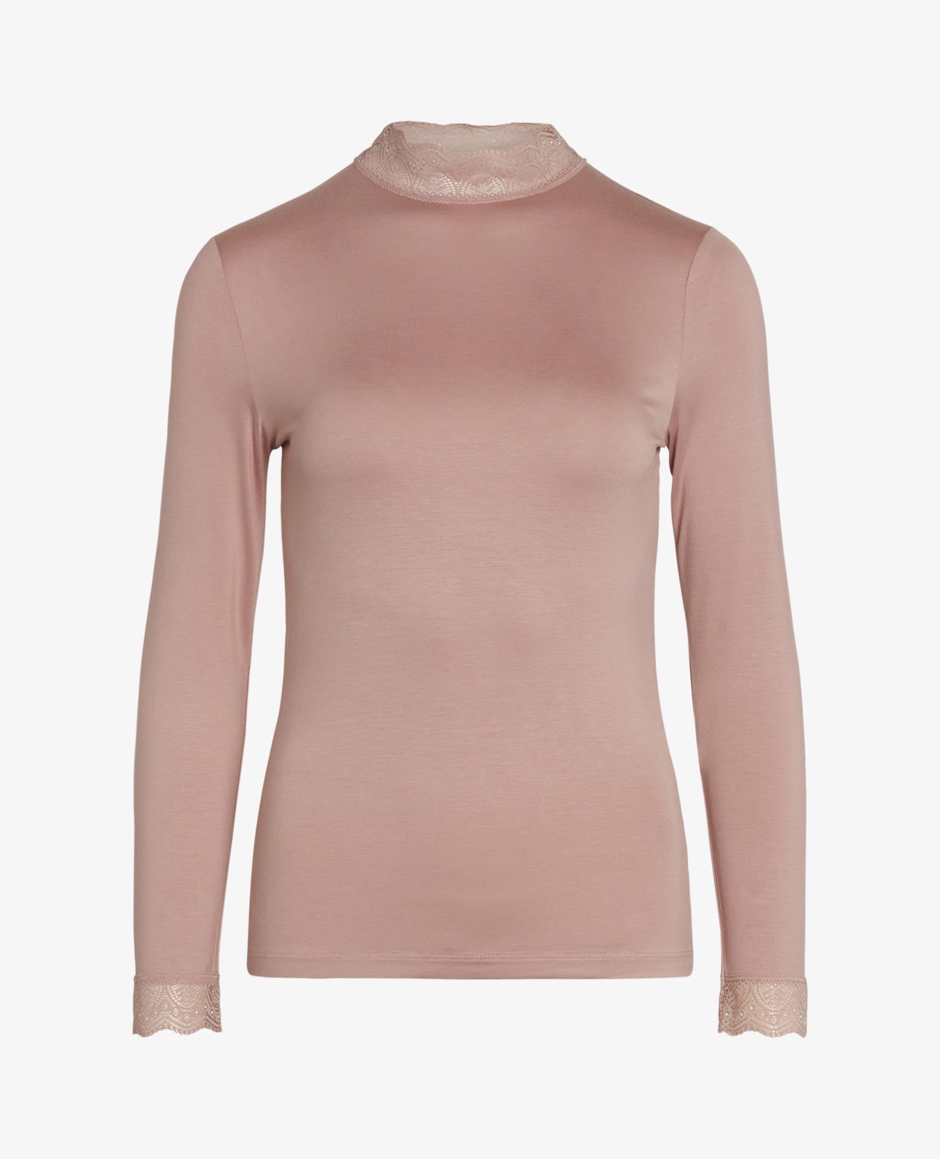 ESSENTIAL LACE JERSEY T-SHIRT