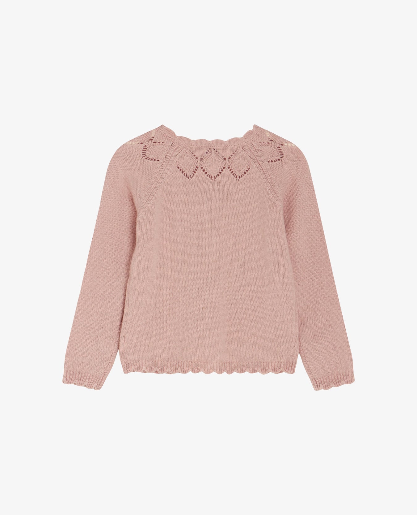 MINI POINTELLE WOOL CARDIGAN