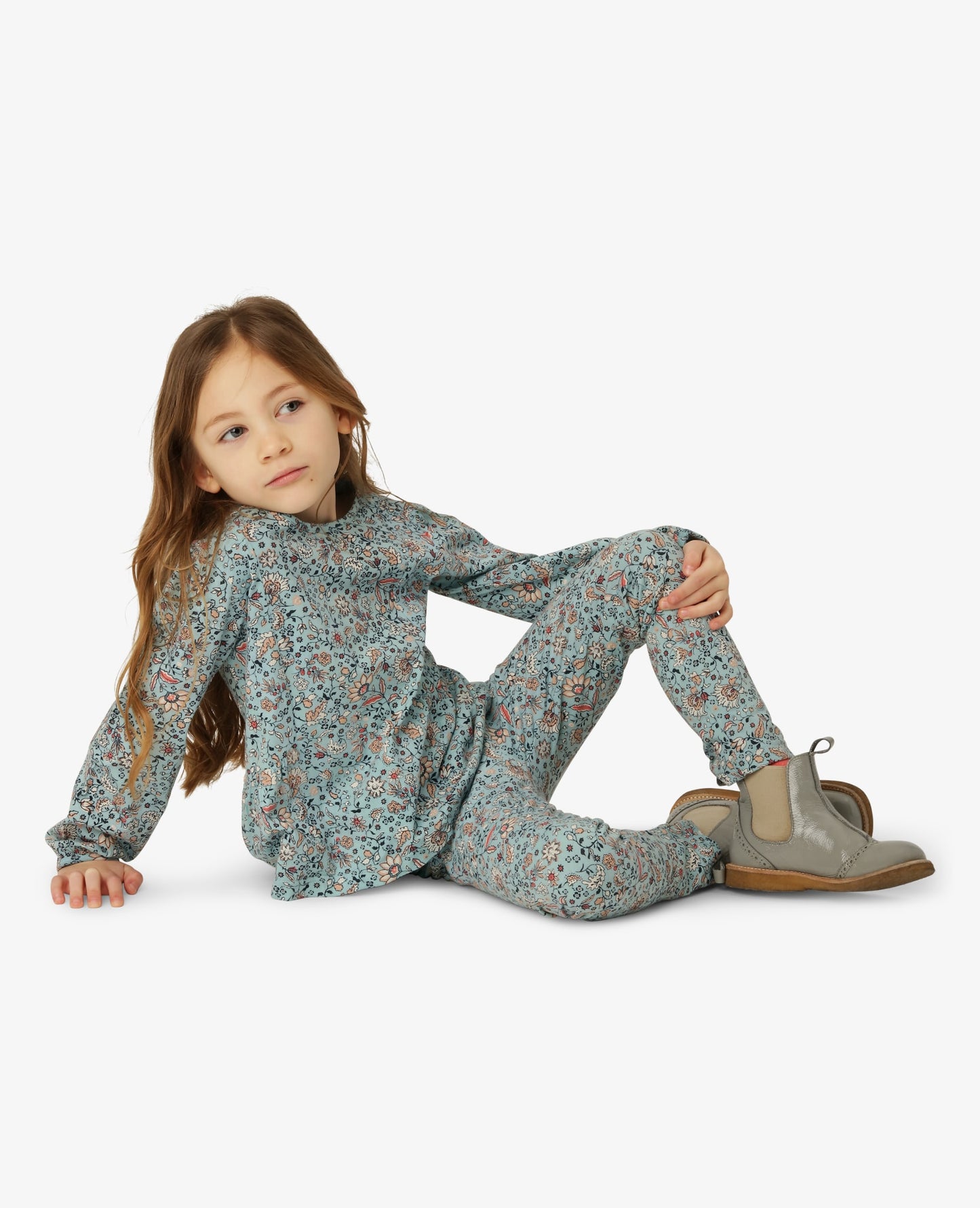 MINI NEW FLORAL JERSEY LEGGINGS