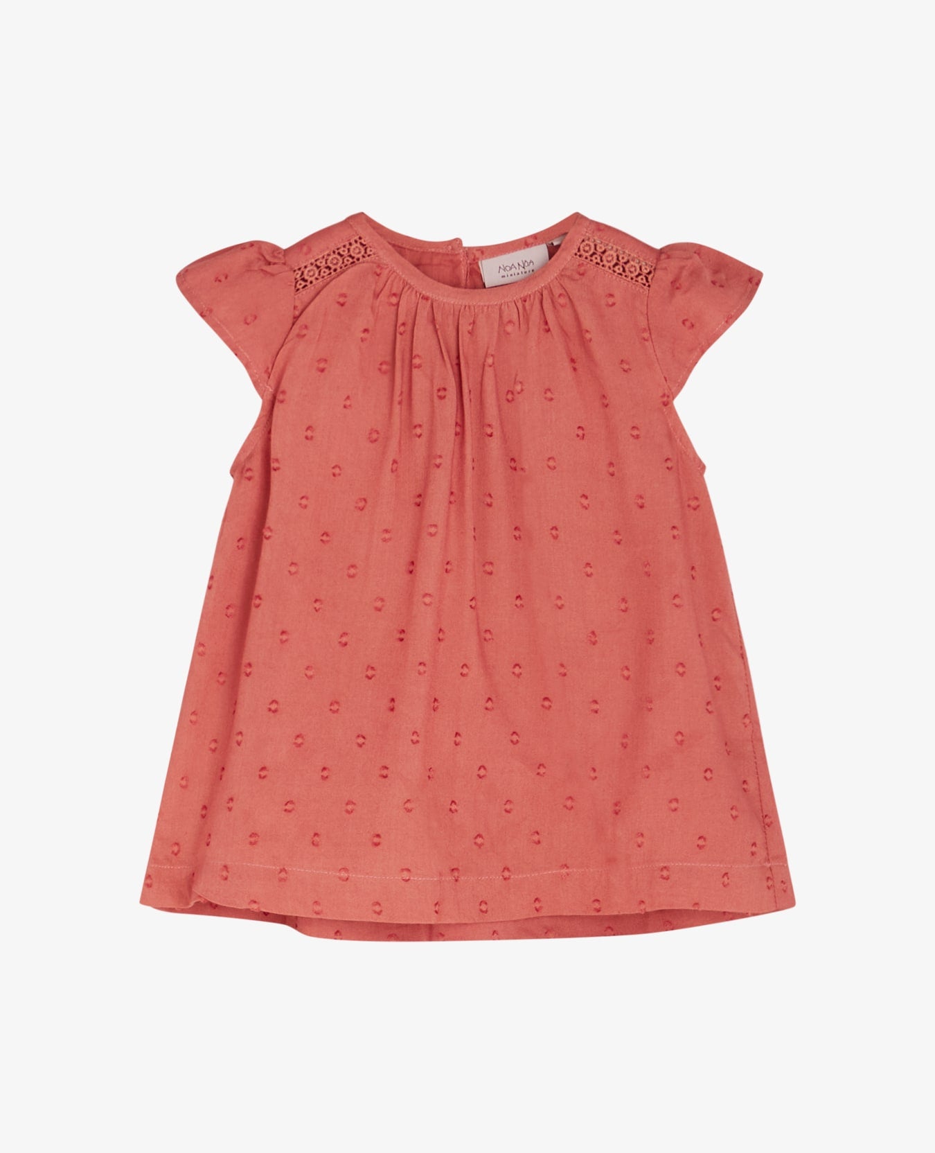 BABY STRUCTURED DOT KJOLE