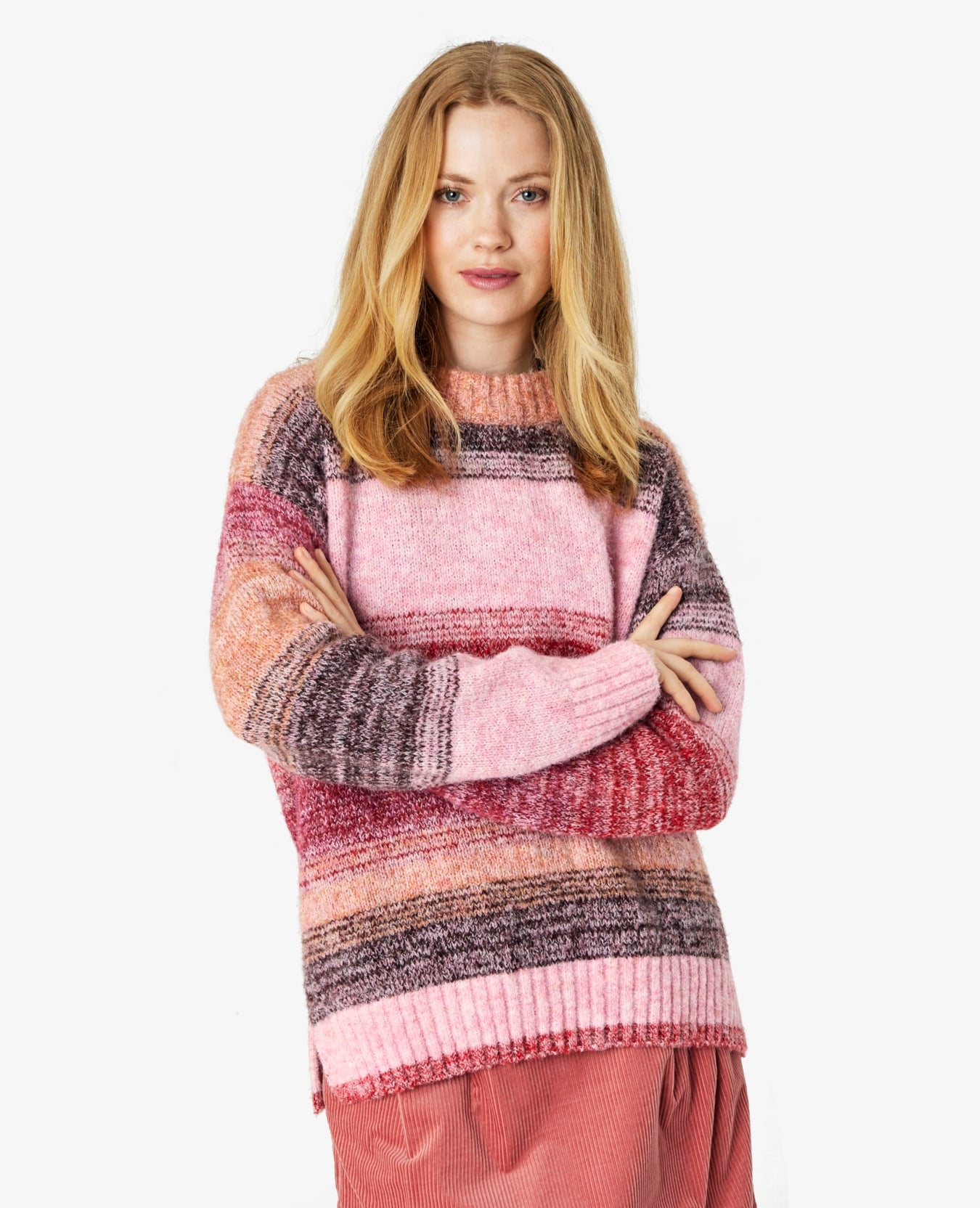 MAUDANN STRIKKET PULLOVER