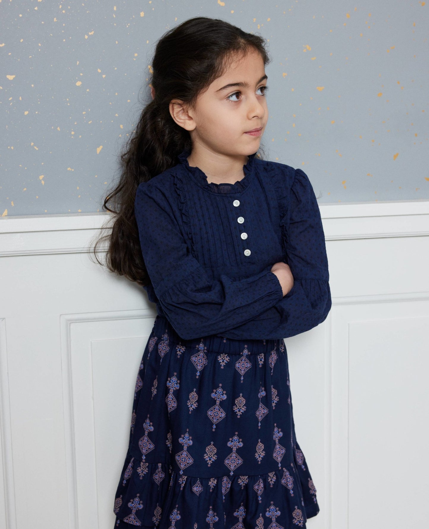 SOPHIANNM BLUSE MED FLÆSER