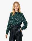 LONANN MØNSTRET BLUSE