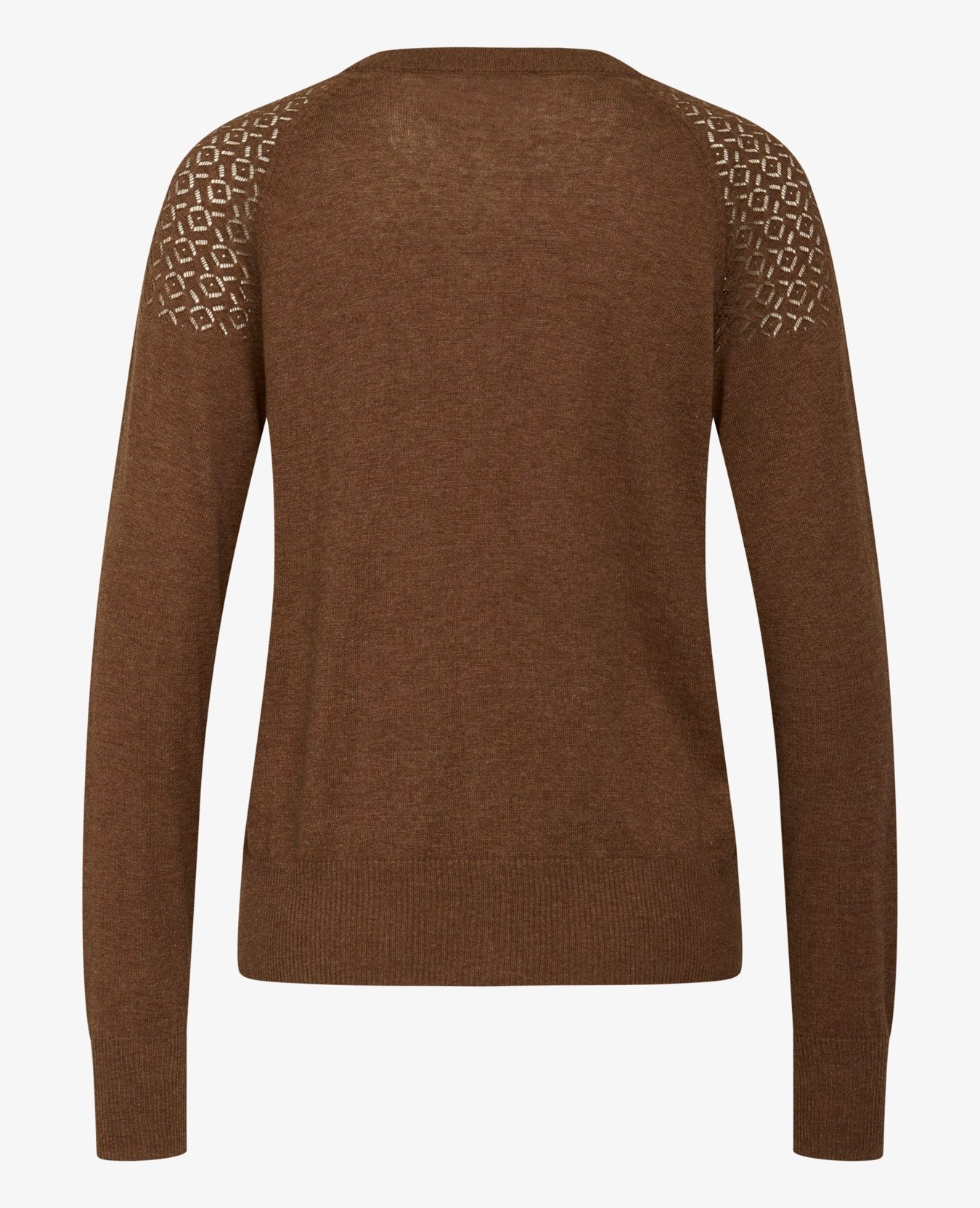 LOUISANN STRIKKET CARDIGAN MED HULMØNSTER