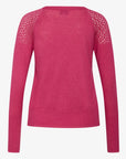 LOUISANN PULLOVER MED HULMØNSTER