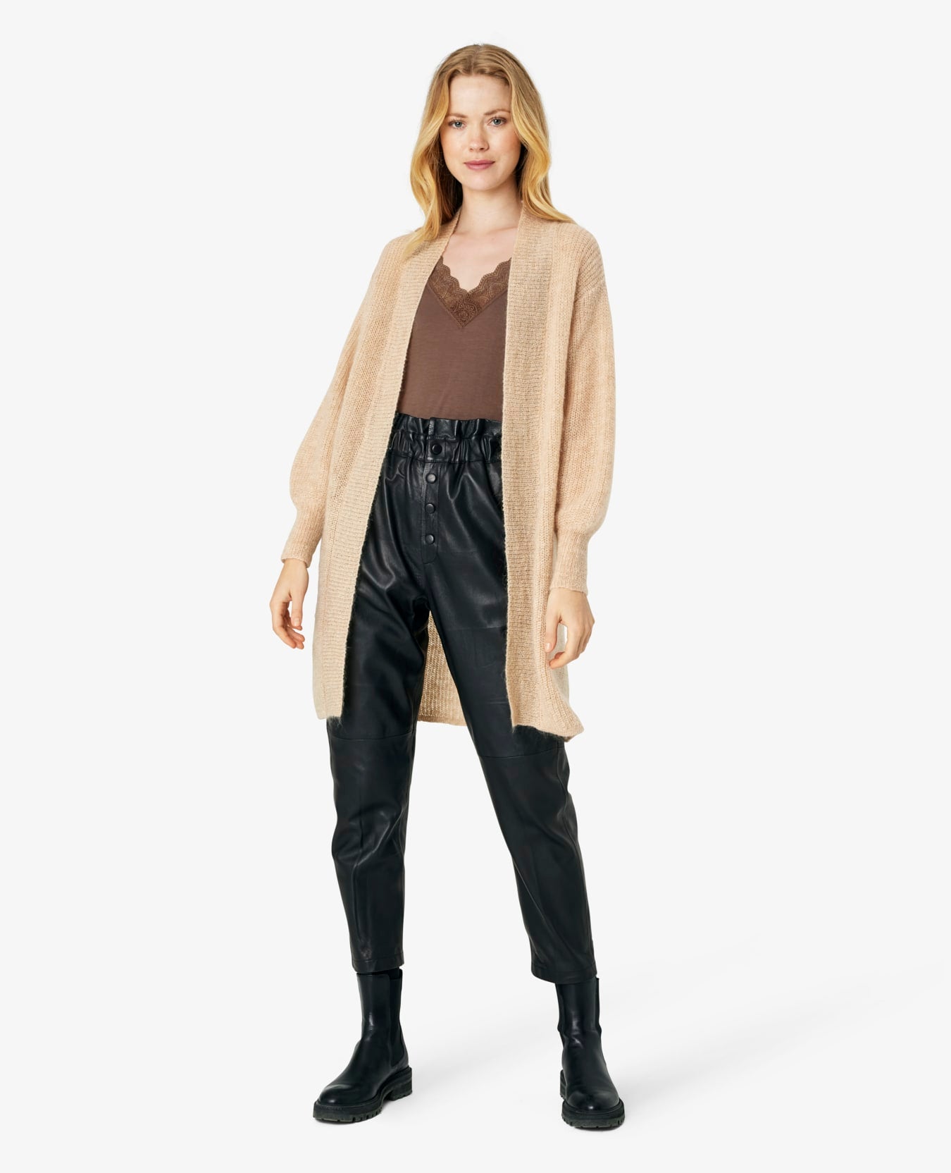 MYRANN LANG CARDIGAN I MOHAIR MIX