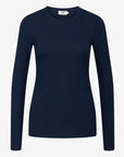 LYRANN RIBSTRIKKET BLUSE