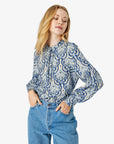 MIRABELNN BLUSE MED FLÆSER