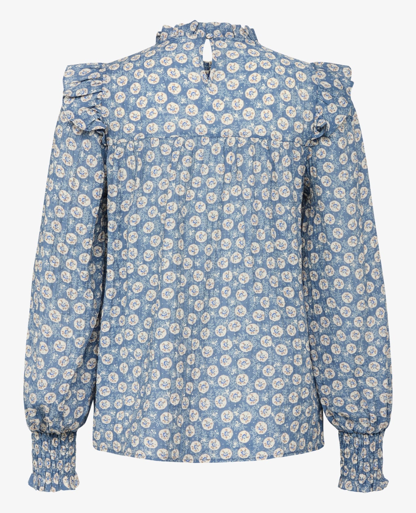 ANAISNN STRUKTURVÆVET BLUSE