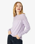 LOUISANN PULLOVER MED HULMØNSTER
